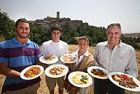 San Casciano dei Bagni (Si)  Ristorante da Daniela -Daniela  Alessandro Giacomo Silvestro Baraldo- Foto Gianluca Moggi/Massimo Sestini
